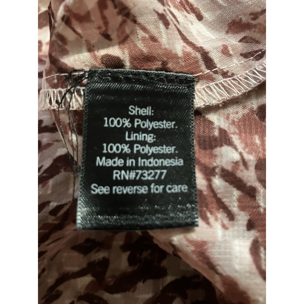 Simply Vera Wang Womens Mauve Floral Shirt Dress XXL NWT - Picture 3 of 9